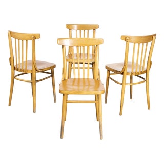 Bentwood Dining Chairs from TON, 1960s, Set of 4 For Sale