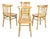 Bentwood Dining Chairs from TON, 1960s, Set of 4 For Sale