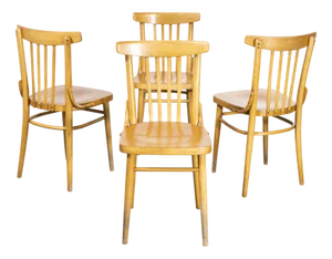 Bentwood Dining Chairs from TON, 1960s, Set of 4