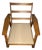Mid-Century Ranch Oak Lounge Chair Attributed to A. Brandt For Sale