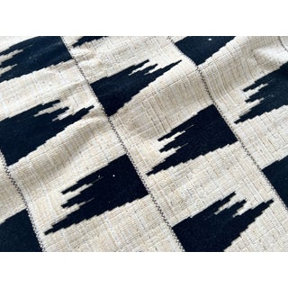 Schumacher Tutsi Ivory Fabric Remnant For Sale