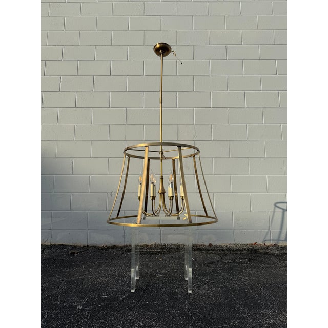 A striking, large-scale statement piece designed by the acclaimed Thomas O'Brien for Visual Comfort’s Signature...