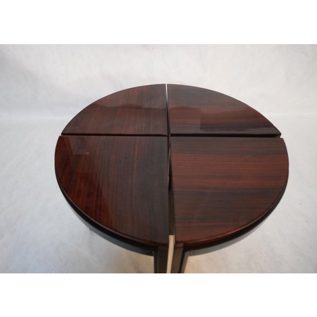 1930s Palisander Wood Art Deco Set of 5 Nesting Tables For Sale - Image 15 of 18