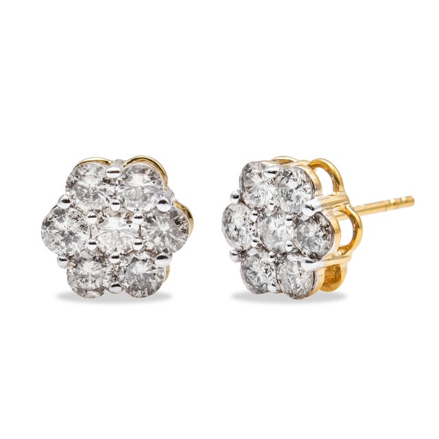 Want to add a touch of sweet femininity to your daily ensemble? These floral cluster stud earrings might just be the...