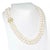 1990s Diamond Akoya Pearl Necklace 8 Mm 14k Gold 17 in 2-Strand Certified For Sale - Image 10 of 16