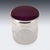 Antique English Silver and Etched Crystal Jar from G&S Co., London, 1919 For Sale - Image 6 of 13