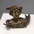 Brown Italian Inkwell in Bronze and Porcelain For Sale - Image 8 of 8