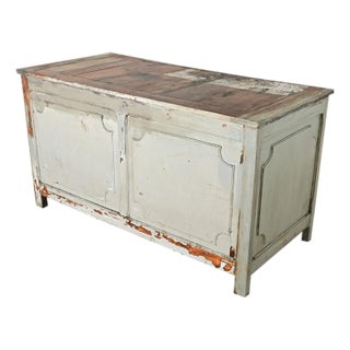French 19th Century Painted Shop Counter For Sale