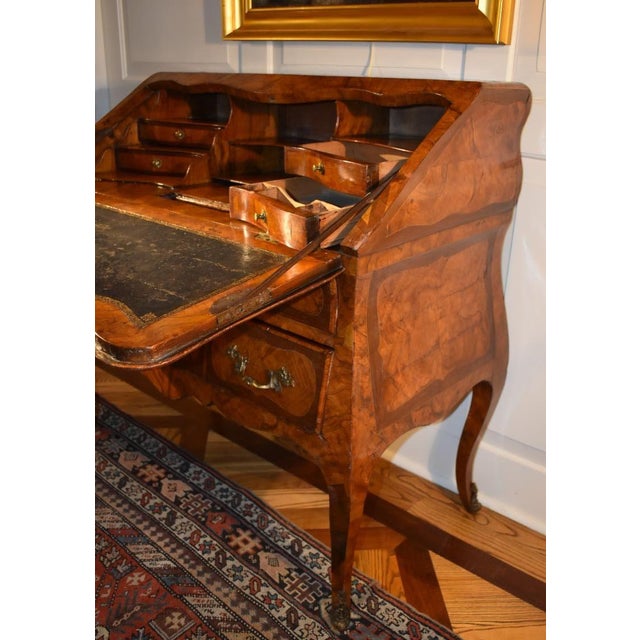 18th Century French Louis XV Burlwood 18th Century Secretaire For Sale - Image 5 of 5