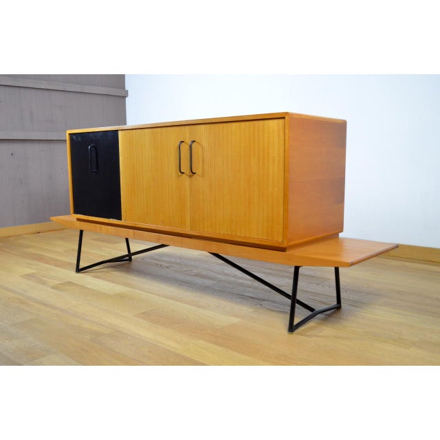 Vintage Sideboard by René Godfrid Edition, France, 1950 For Sale - Image 9 of 9