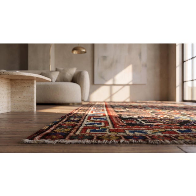 19th Century Caucasian Kazak Carpet ( 3'2" x 7'8" - 97 x 234 ) For Sale - Image 14 of 14