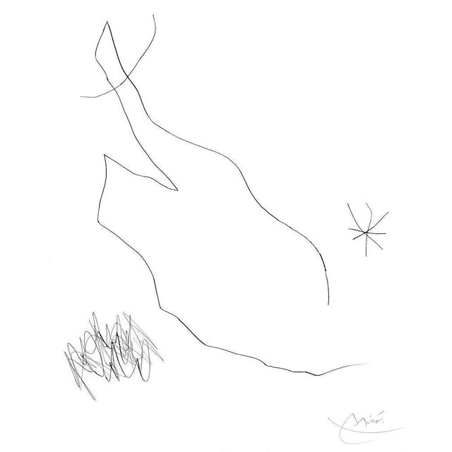 Joan Miró - Diary of a Writer - Vol. Plate 2 5 - Original Etching - 1975 For Sale