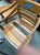 Early 20th Century Set of 4 Hand Carved Antique Indonesian Reclaimed Teak Dining Chairs For Sale - Image 5 of 12