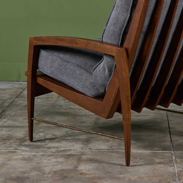 High-Back Lounge Chair by Dan Johnson for Selig For Sale - Image 15 of 17