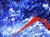 Late 20th Century Red Underneath - Textured Expressionist Composition in Acrylic by Charles David Francis For Sale - Image 5 of 9