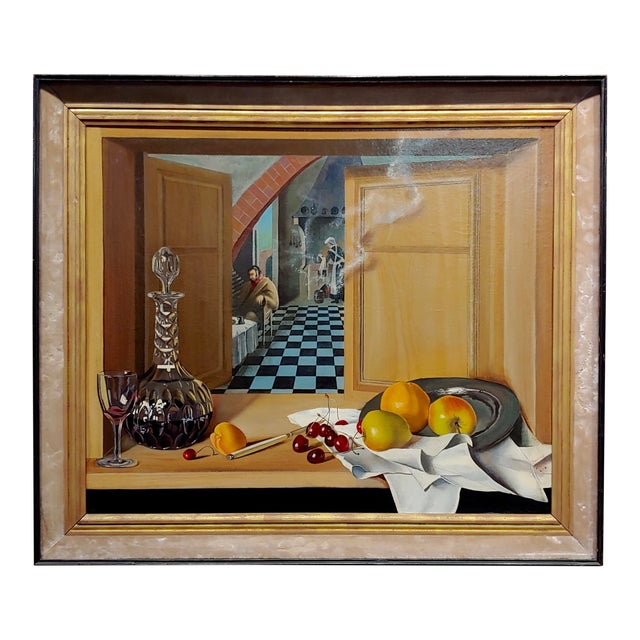 Dennis Ramsay Country Kitchen Interior Still Life Oil Painting Chairish