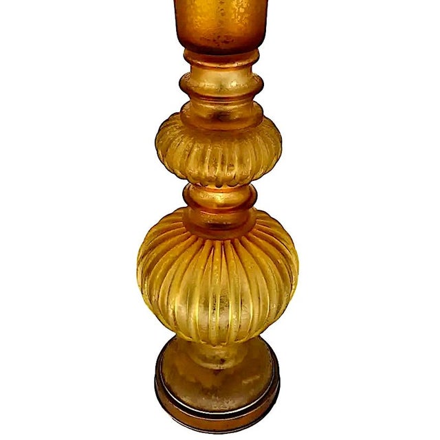 Venetian Glass Table Lamp by Seguso for Marlbro Lamp Company For Sale In San Francisco - Image 6 of 7