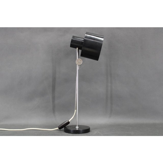 Adjustable Bakelite Table Lamp, Former Czechoslovakia, 1950s For Sale - Image 6 of 17