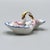 Antique French Porcelain Double Salt Cellar Dish by Charles Field Haviland for Gérard, Dufraisseix & Morel, 1890s For Sale - Image 12 of 17