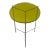 Bellini Bolt Side Table in Yellow For Sale