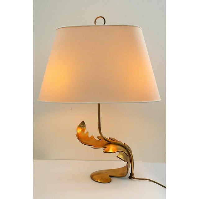 Brass Table Lamp from Osvaldo Borsani, 1950s, in Very Good conditions. Designed 1950 to 1959 This piece is attributed to...