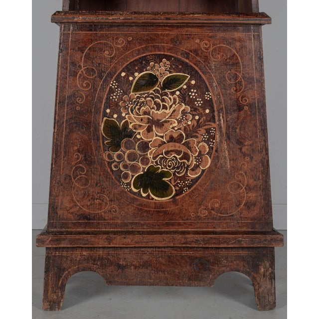 Brown 19th Century Country French Comtoise or Grandfather Clock With Automated Pendulum For Sale - Image 8 of 8