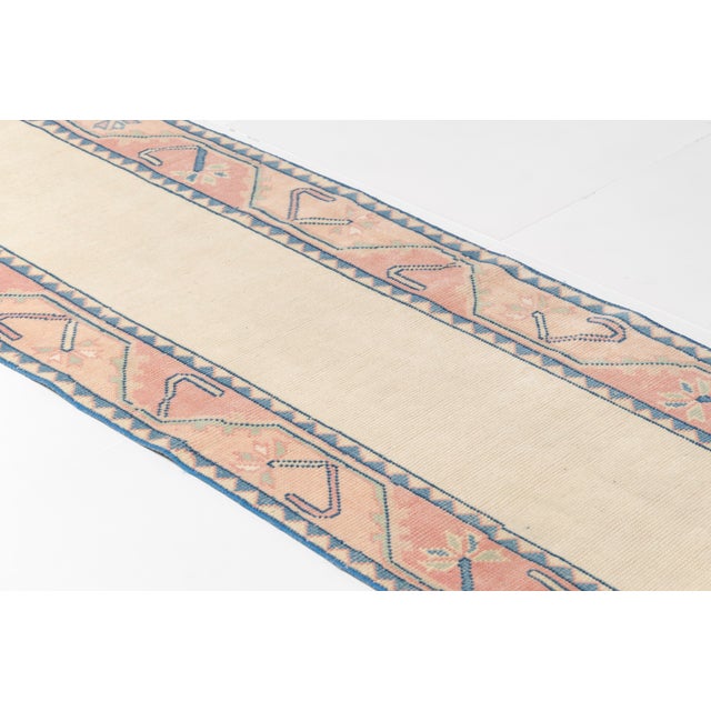 1960s 1960s Farmhouse Hallway Rug For Sale - Image 5 of 10