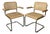 1960s Vintage Breuer S64 Style Arm Chairs - A Pair For Sale