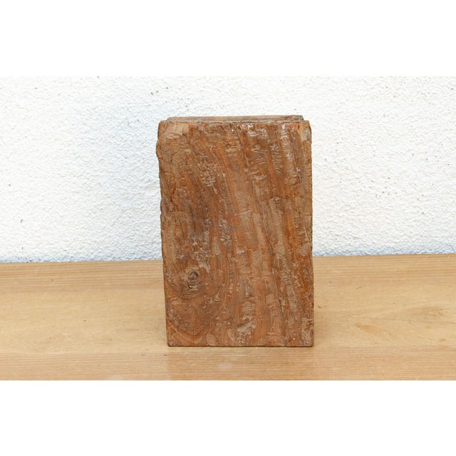 Authentic Northern India Teak Corbel For Sale In Los Angeles - Image 6 of 7