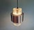 Silver Scandinavian Glass and Silver Brushed Aluminum Pendant Light, 1960s For Sale - Image 8 of 15