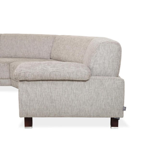 Fabric Corner Sofa in Light Grey from Ewald Schillig For Sale - Image 12 of 13