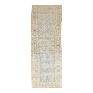 Antique Zabihi Collection Light Blue Persian Malayer Runner
