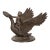 Vintage Greco Roman Style Bronze Sculpture of a Chubby Putto Riding a Swan For Sale