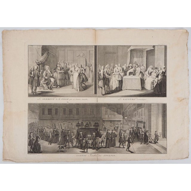 William hogarth and j.v. Schley daily life scenes, 1735 engraving the pregnant girl's oath by william hogarth the domestic...