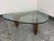 Isamu Noguchi Isamu Noguchi Style Glass + Wood Coffee Table For Sale - Image 4 of 12