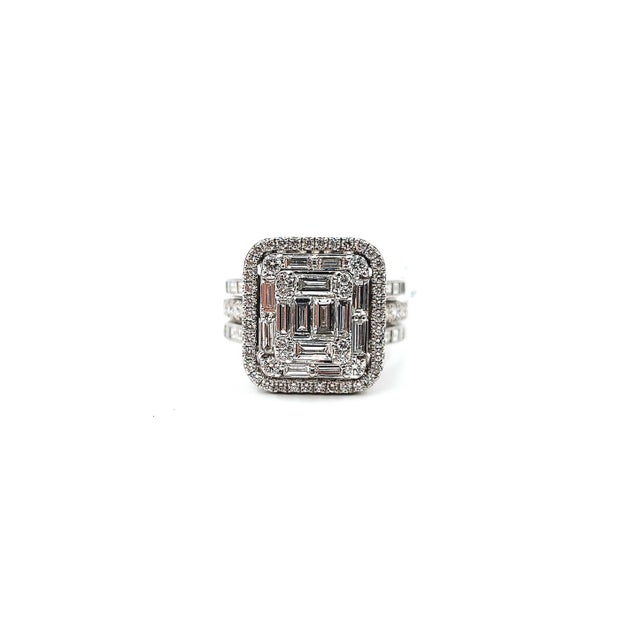 3.00 Ct Effy Diamond Ring Size 7 For Sale - Image 10 of 10