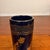 Ceramic Vintage Italian Cobalt Blue and Gold Ceramic Vase For Sale - Image 7 of 9