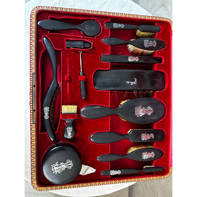 Antique French Toiletry Set, 1890s For Sale - Image 16 of 18