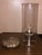 Transparent Vintage 12" Wolfard Glassblowing Co Classic Oil Lamp With Marble Stand For Sale - Image 8 of 8