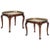 Brown Vintage Queen Anne Style Mahogany Tray Top Side Tables - A Pair For Sale - Image 8 of 8