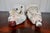 Staffordshire Pair of Large Antique Staffordshire Figures of Queen Victoria & Prince Albert For Sale - Image 4 of 6