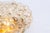 Small Amber Bubble Glass Flush Mount attributed to Limburg, Germany, 1960s For Sale - Image 3 of 8