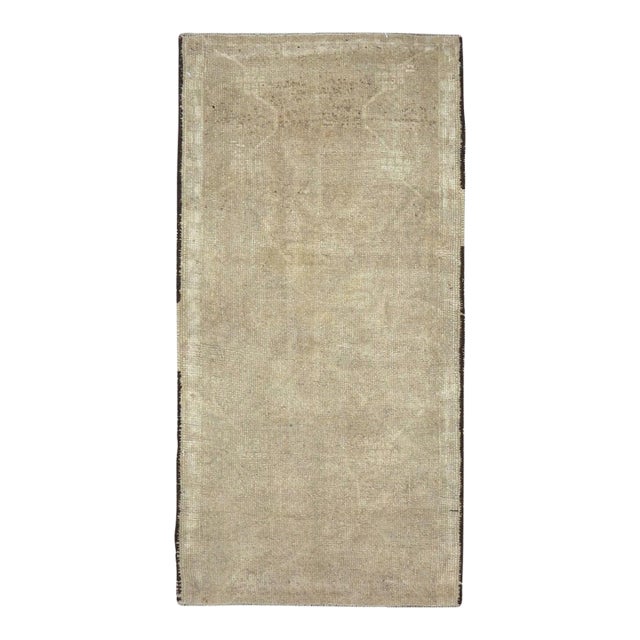 Galerie Shabab Collection Early 20th Century Turkish Oushak Throw Rug For Sale