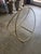 Vintage Mid-Century Modern Brass Hoop Wire Log Holder & Record Rack For Sale - Image 12 of 17
