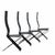 Metal Impronta Chairs by Pietro Arosio, Italy, 1980s, Set of 4 For Sale - Image 7 of 8