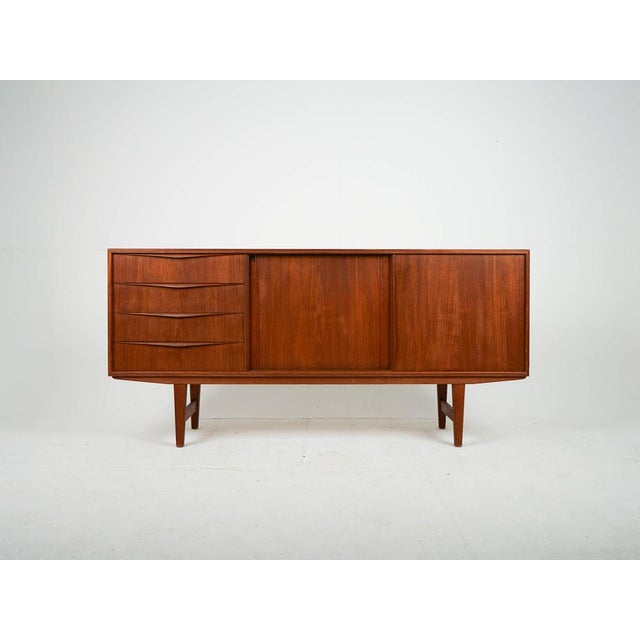Vintage Mid-Century Teak Sideboard by Erling W. Bach, 1960s For Sale - Image 10 of 10