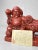 Red Vintage Japanese Terracotta Sculpture, 1970s For Sale - Image 8 of 10