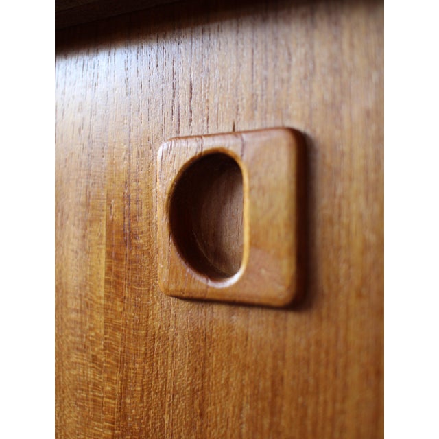 Vintage Danish Cabinet for LP Player in Teak, 1960s For Sale - Image 9 of 10