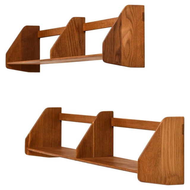 Brown Shelves by Hans Wegner for Ry Møbler, Set of 2 For Sale - Image 8 of 8
