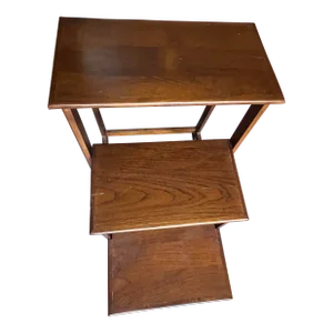 Vintage Selanal Designs , Ga. Adjustable Nesting Table Footsto;; Ladder